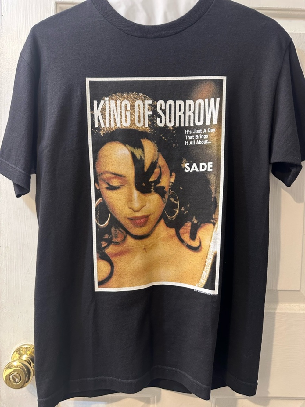 Sade King of Sorrow 2001 Vintage Double Sided Graphic Tee Giant Y2K Tour